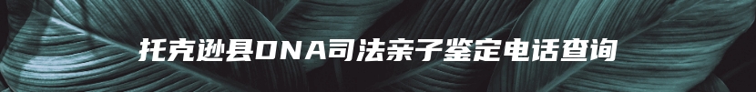 托克逊县DNA司法亲子鉴定电话查询