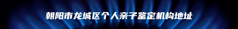 朝阳市龙城区个人亲子鉴定机构地址