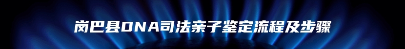 岗巴县DNA司法亲子鉴定流程及步骤