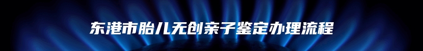 东港市胎儿无创亲子鉴定办理流程