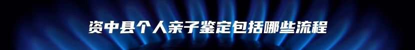 资中县个人亲子鉴定包括哪些流程
