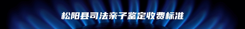 松阳县司法亲子鉴定收费标准