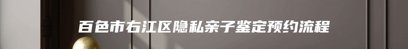 百色市右江区隐私亲子鉴定预约流程