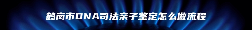 鹤岗市DNA司法亲子鉴定怎么做流程