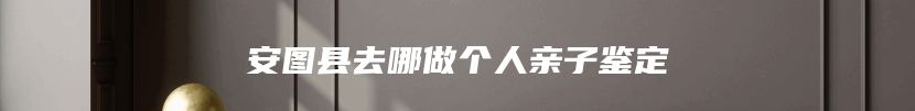 安图县去哪做个人亲子鉴定