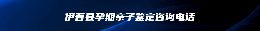 伊吾县孕期亲子鉴定咨询电话