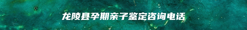龙陵县孕期亲子鉴定咨询电话