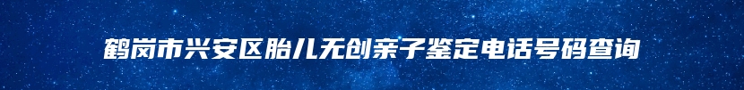 鹤岗市兴安区胎儿无创亲子鉴定电话号码查询