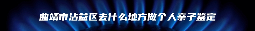 曲靖市沾益区去什么地方做个人亲子鉴定
