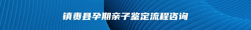 镇赉县孕期亲子鉴定流程咨询