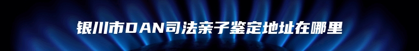 银川市DAN司法亲子鉴定地址在哪里