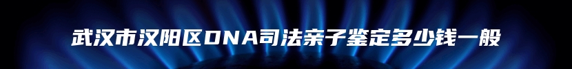 武汉市汉阳区DNA司法亲子鉴定多少钱一般