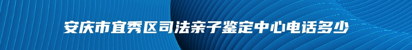 安庆市宜秀区司法亲子鉴定中心电话多少