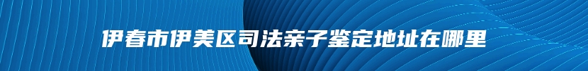 伊春市伊美区司法亲子鉴定地址在哪里