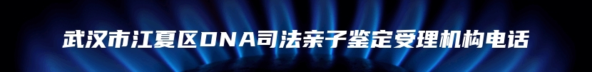 武汉市江夏区DNA司法亲子鉴定受理机构电话