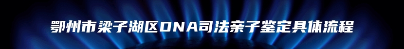 鄂州市梁子湖区DNA司法亲子鉴定具体流程